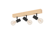 Lampen - EGLO TOWNSHEND 3 Spot, braun, schwarz - 99479