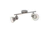 Lampen - EGLO SERAS Spot, nickel-antik, creme - 96553
