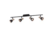 Lampen - EGLO BARNHAM Spot, schwarz, kupfer - 94587