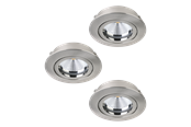 Lampen - EGLO TEDO 1 Einbauleuchte, nickel-matt - 95359