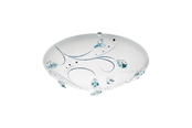 Lampen - EGLO SORRENTA 1 Wand- / Deckenleuchte, weiss, klar - 95689