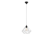 Lampen - EGLO TARBES Hängeleuchte, schwarz - 94188