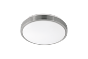 Lampen - EGLO COMPETA 1 Wand- / Deckenleuchte, weiss, nickel-matt - 96032