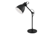 Lampen - EGLO PRIDDY Tischleuchte, schwarz, weiss - 49469