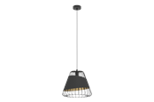 Lampen - EGLO AUSTELL Hängeleuchte, schwarz, gold - 49446