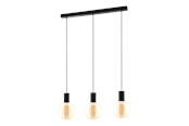 Lampen - EGLO POZUETA Hängeleuchte, schwarz - 98662