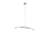 Lampen - EGLO NOVAFELTRIA Hängeleuchte - nickel-matt/weiss - 97938