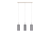 Lampen - EGLO SELVINO Hängeleuchte, schwarz-transparent - 98695