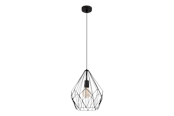 Lampen - EGLO CARLTON Hängeleuchte, schwarz - 49257