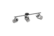 Lampen - EGLO BERREGAS Spot, schwarz-transparent - 99054
