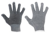 Sicherheitsausrüstung & Arbeitskleidung - Millarco Knitted gloves with studs - 3 pairs - 38292