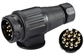 Zubehör (Halterungen, Steckdosen etc.) - Work>it 13-pole plug - 63818