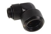 DIY Wasserkühlung - Alphacool Eiszapfen 16 mm HardTube compression fitting 90° rotatable G1/4 - liquid cooling system compression angled fitting - 17395