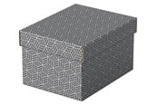 Archivierung und Aufbewahrung - Esselte  Home Aufbewahrungsboxen, Klein, Grau, 3 Stück Grau - 628281