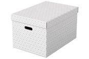 Archivierung und Aufbewahrung - Esselte  Home Aufbewahrungsboxen Groß, 3 Stück Weiß - 628286