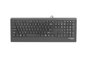 Tastaturen - Natec Barracuda - keyboard - US - black - Tastatur - Englisch (US) - Schwarz - NKL-0876