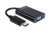 Display Kabel - DeLOCK Adapter Displayport male > VGA 15 pin female - DisplayPort adapter - 21 cm - 65439