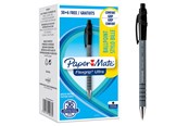 Utensilien zum Schreiben und Zeichnen - Paper Mate Flexgrip Ultra-Druckkugelschreiber | mittlere Spitze (1,0 mm) | schwarz | 36 Stück - 1910073