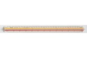 Utensilien zum Schreiben und Zeichnen - Rotring rOtring Dreikant-Reduktionsmaßstab | Architekt 1:20 | 1:25 | 1:50 | 1:75 | 1:100 | 1:125 | 30 cm - S0220481