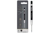 Utensilien zum Schreiben und Zeichnen - Parker Gelstifteminen | mittlere Schreibspitze (0,7 mm) | schwarze QUINK Tinte | 1 Stück - S0881260