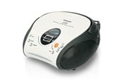 CD-Player - Lenco SCD-24 portable FM radio/CD player - White/Black - SCD-24 white