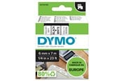 Papier, Fotopapier und Etiketten - DYMO D1-Etikettenband | schwarz auf weiß | 6 mm x 7 m - 43613