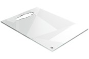 Konferenz und Präsentation - Nobo Acryl Desktop-Notiztafel mit Griffloch - 1915613