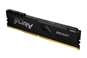 RAM - Kingston FURY Beast DDR4-3600 - 8GB - CL17 - Single Channel (1 pcs) - Intel XMP - Schwarz - KF436C17BB/8