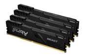 RAM - Kingston FURY Beast DDR4-3600 - 64GB - CL18 - Quad Channel (4 pcs) - Intel XMP - Schwarz - KF436C18BBK4/64