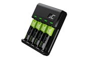 Batterien und Akkus - Green Cell VitalCharger USB battery charger - 4 x AA type - NiMH - 0.5 Watt - GRSETGC01