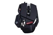 Maus - Mad Catz R.A.T. 4+ Optical Gaming Mouse - Gaming Maus (Schwarz) - MR03MCINBL000-0