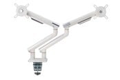 Monitorhalterung - Alterzone Arm Duo dual aluminum monitor arm White - ALZDARM17-32-W