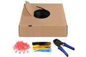 Netzwerk - Kabel - Pro CAT 6 Outdoor network cable set U/UTP black 100 - Schwarz - 100m - 4040849554407