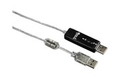 Netzwerkadapter (Netzkarte, Druckserver, u.s.w.) - Hama USB 2.0 Link Cable for Windows - direct connect adapter - 49248