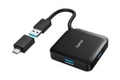 USB-Hubs - Hama - hub - 4 ports USB-Hubs - USB 3.1 - 4 - Schwarz - 00200116