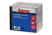 Speicherzubehör - Hama CD Double Jewel Case Standard - storage CD jewel case - 44747