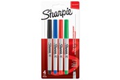 Utensilien zum Schreiben und Zeichnen - Sharpie Permanent Marker | Marker Stifte mit ultra-feiner Spitze | gemischte Standardfarben |  4 Stück - 1985879