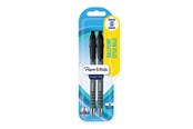 Utensilien zum Schreiben und Zeichnen - Paper Mate Flexgrip Ultra-Druckkugelschreiber | mittlere Spitze (1,0 mm) | schwarz | 2er-Packung - 2027739
