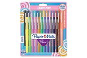 Utensilien zum Schreiben und Zeichnen - Paper Mate Flair Filzstifte | mittlere Spitze (0,7mm) | Candy POP Farben | 24 Stück - 1985617