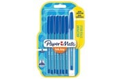 Utensilien zum Schreiben und Zeichnen - Paper Mate InkJoy 100ST Kugelschreiber | mittlere Spitze (1,0 mm) | Blau | 8 Stück - 1956742