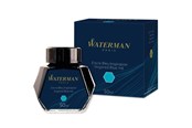 Utensilien zum Schreiben und Zeichnen - Waterman Füllertinte im Tintenfass | Inspired Blue | Tintenflacon mit 50 ml - S0110810