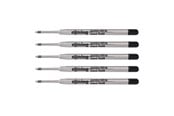 Utensilien zum Schreiben und Zeichnen - Rotring rOtring Kugelschreibermine | mittlere Schreibspitze | schwarze Tinte | 5 Ersatzmine für Kugelschreiber - S0195390