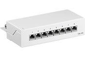 Netzwerk - Kabel - Pro CAT 6a Mini/Desktop Patch - 8 Port - Weiß - 4040849620676