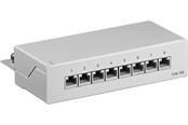 Netzwerk - Kabel - Pro CAT 6a Mini/Desktop Patch Panel 8 Port grey - ST - Grau - 4040849620638
