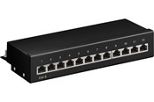 Netzwerk - Kabel - Pro CAT 6 Mini/Desktop Patch Panel 12 Port black - S - Schwarz - 4040849693076