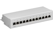 Netzwerk - Kabel - Pro CAT 6 Mini/Desktop Patch Panel 12 Port grey - Grau - 4040849693069