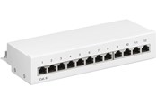 Netzwerk - Kabel - Pro CAT 6 Mini/Desktop Patch Panel 12 Port white - Weiß - 4040849620706