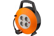 Kabeltrommel - Pro Cable reel 15 m orange-black - with 4 protective - 4040849713545