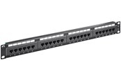 Netzwerk - Kabel - Pro CAT 5e 19 inch (48.3 cm) Patch Panel 24 Port UTP - Schwarz - 0.4m - 4040849938658