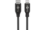 USB Kabel - Pro USB-C <-> Lightning - 2m - Schwarz - 39447